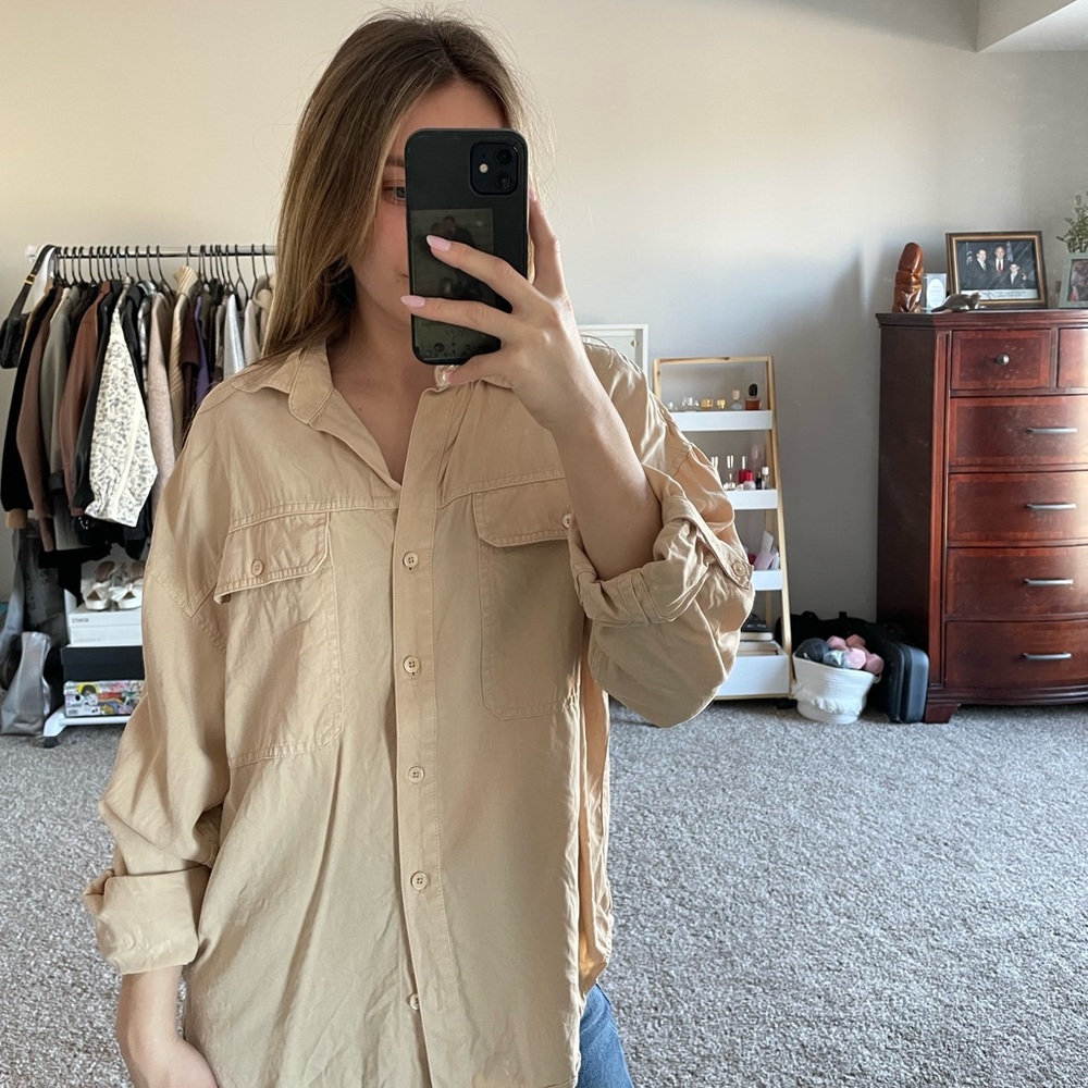 Aritzia Oversized Button Down - image 2
